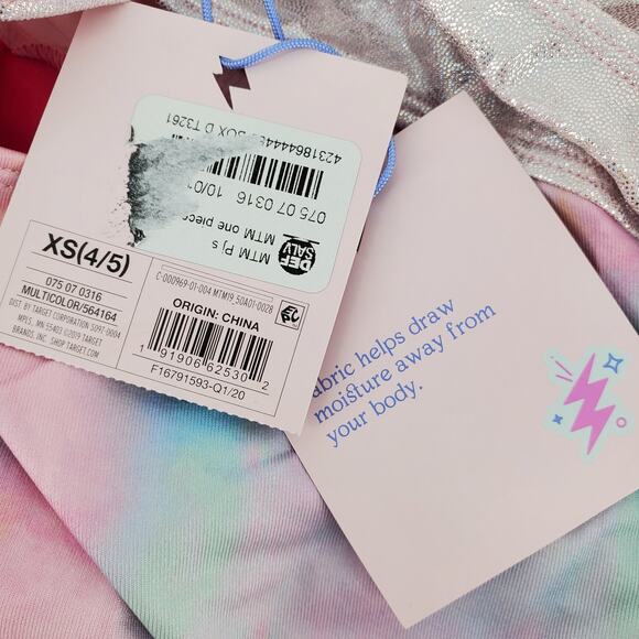 More Than Magic Girls Size‎ XS 4/5 Pink Dance Gymnastics Leotard New - Picture 4 of 6